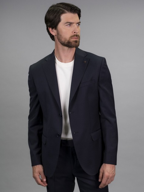 Casaco Tecido Italiano Tailored Fit Cinza claro