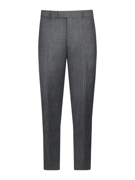 Regular Fit Grey Check Suit Trousers