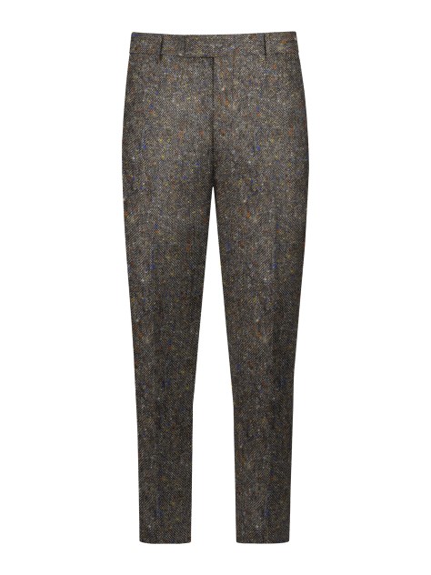 Regular Fit Brown Suit Trousers