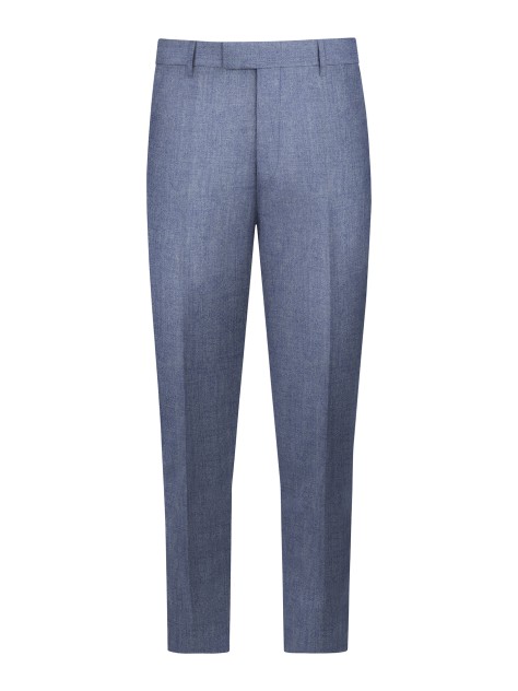 Regular Fit Sky Blue Suit Trousers