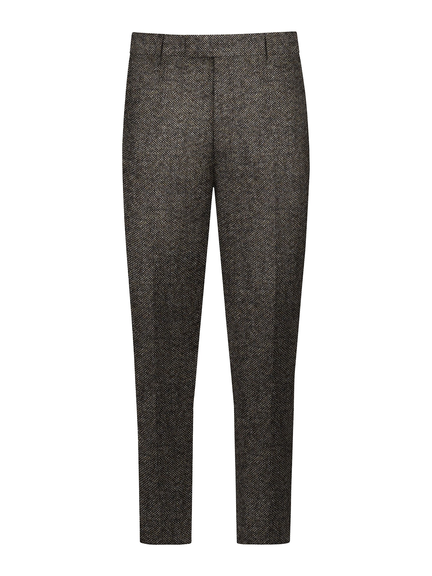 Regular Fit Brown Suit Trousers