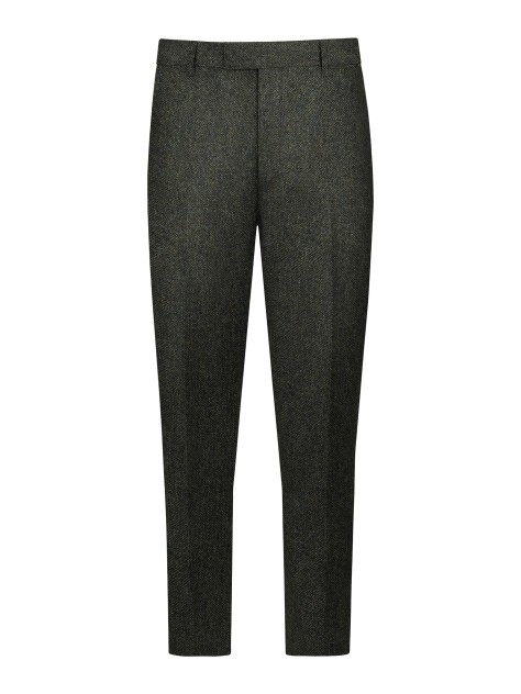 Regular Fit Green Suit Trousers