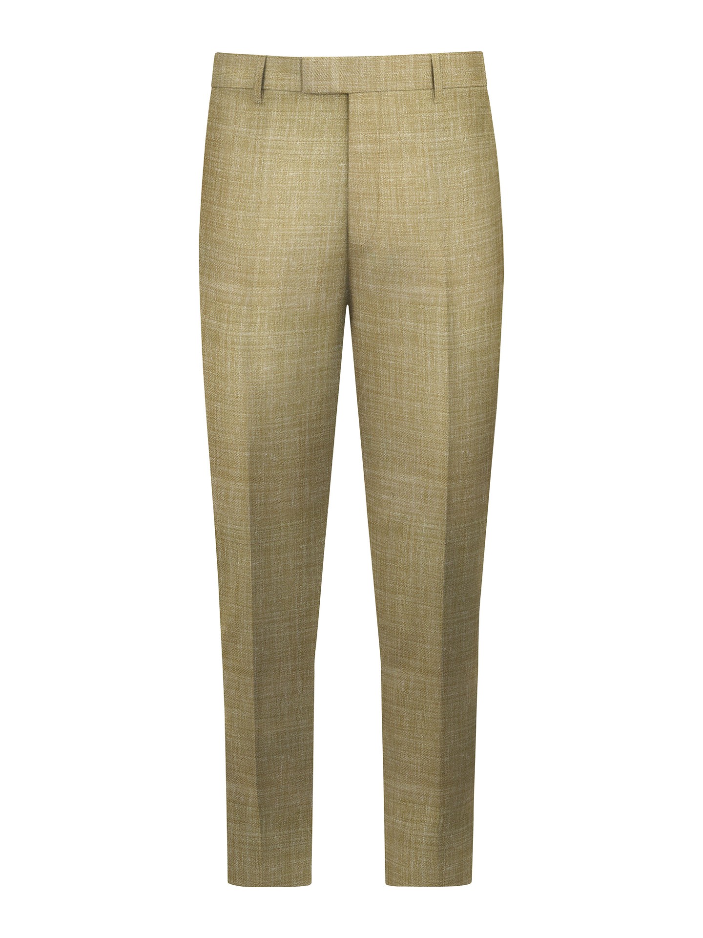 Regular Fit Beige Suit Trousers