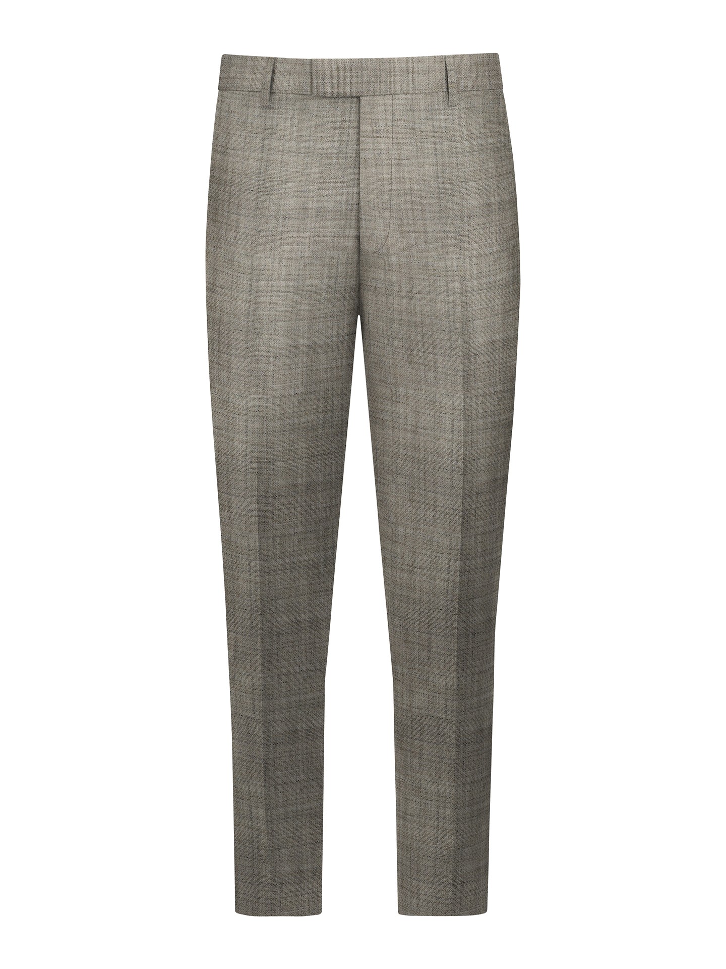 Regular Fit Beige Suit Trousers
