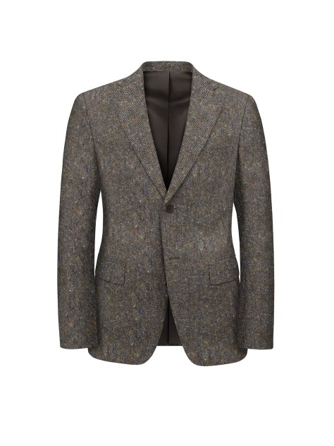 Regular Fit Brown Suit Jacket