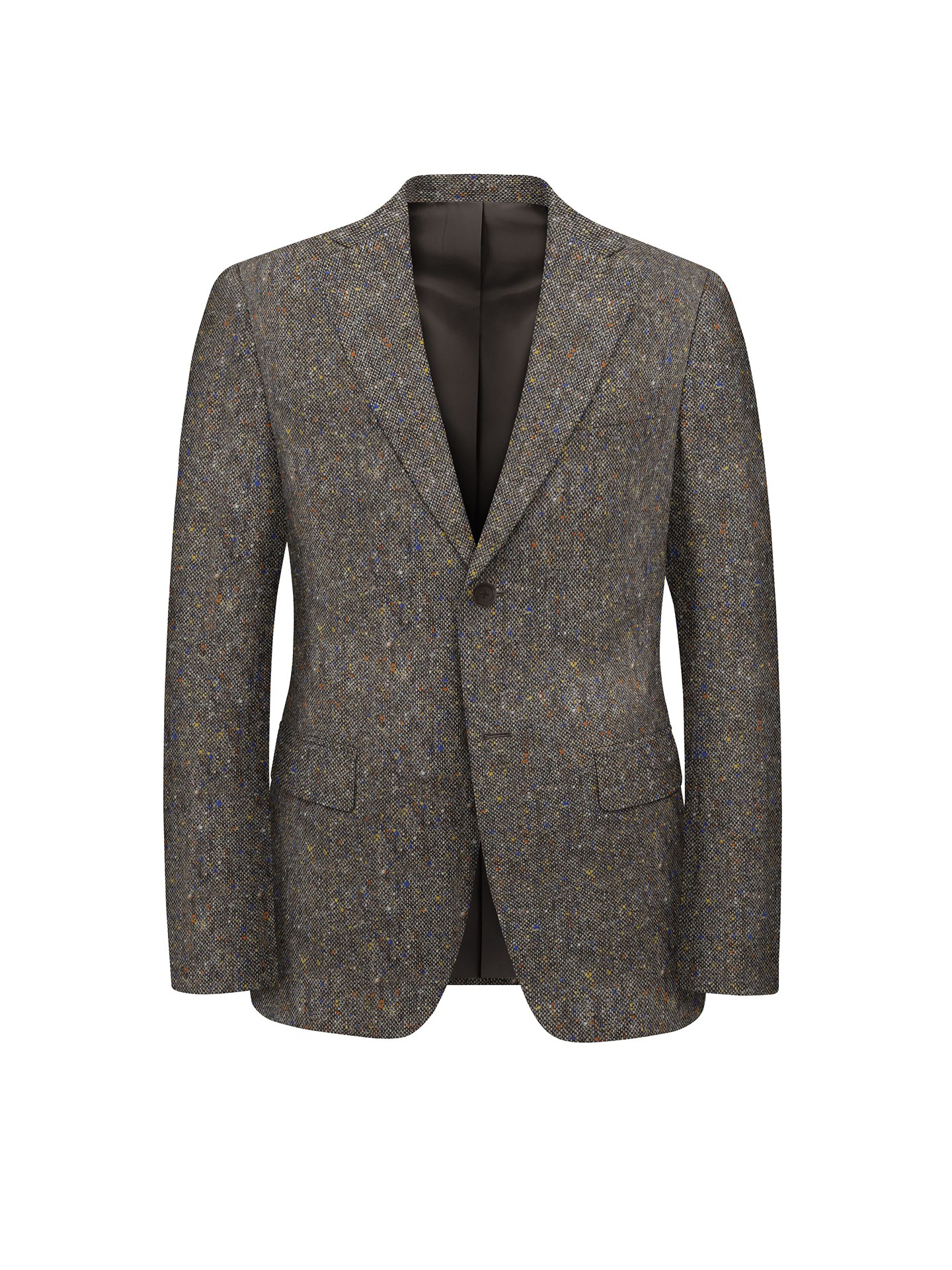 Regular Fit Brown Suit Jacket