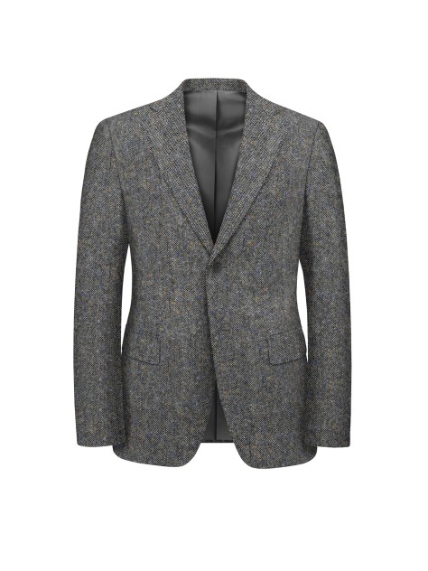 Regular Fit Grey Suit Jacket