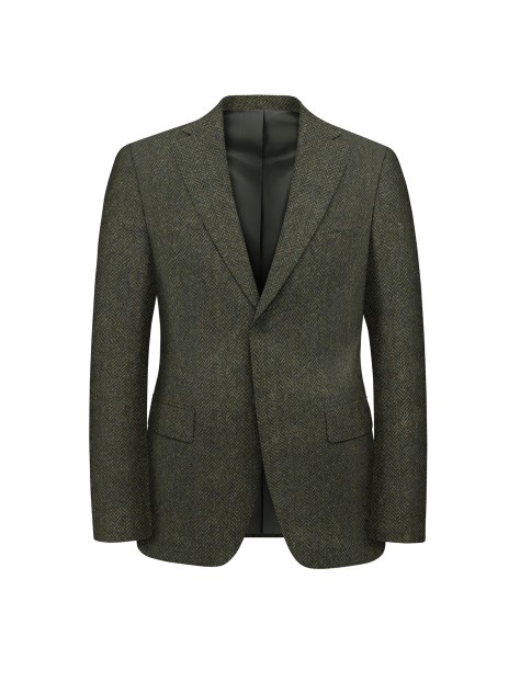 Regular Fit Green Suit Jacket