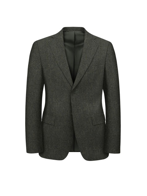 Regular Fit Green Suit Jacket