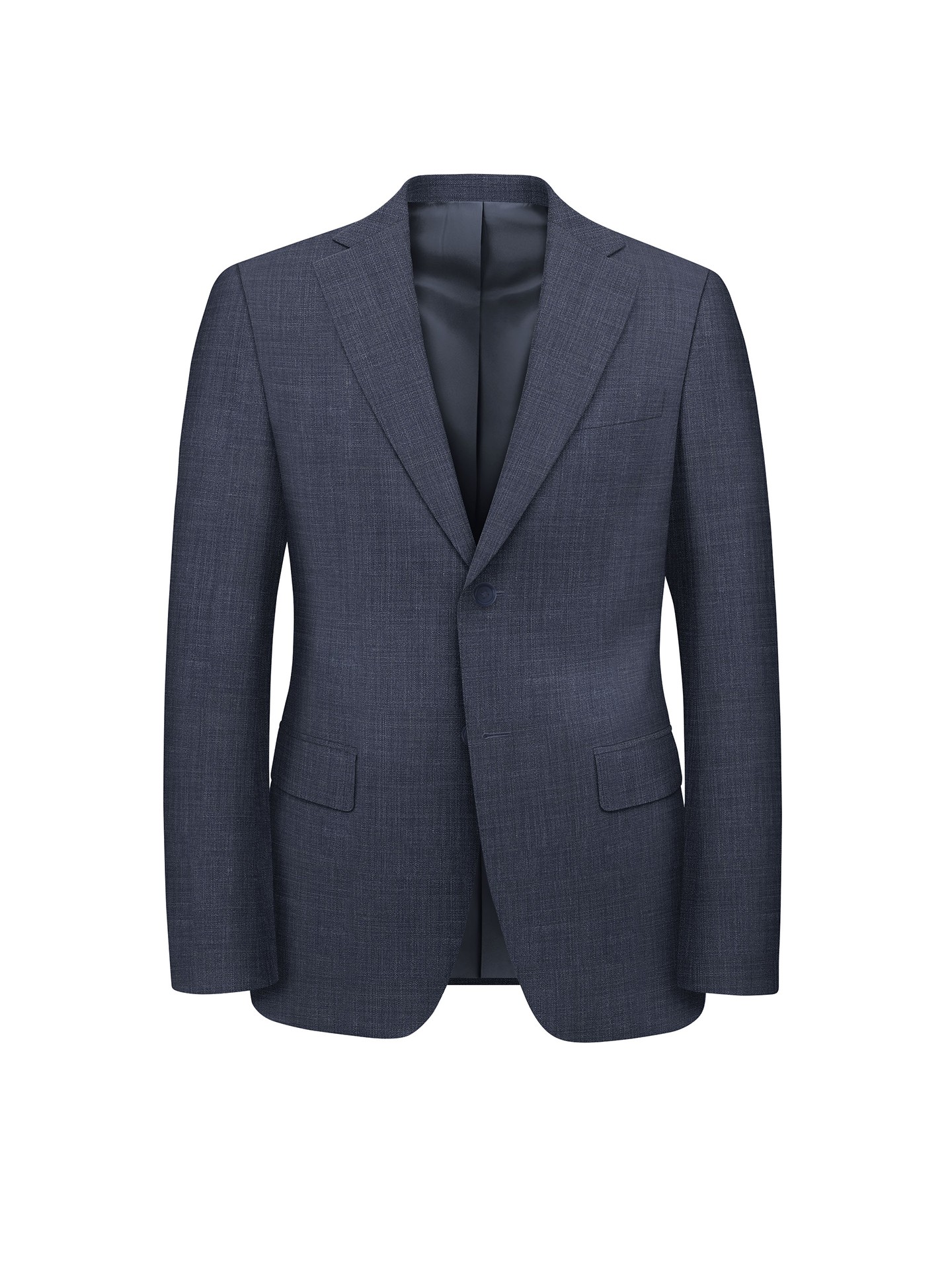Regular Fit Blue Suit Jacket
