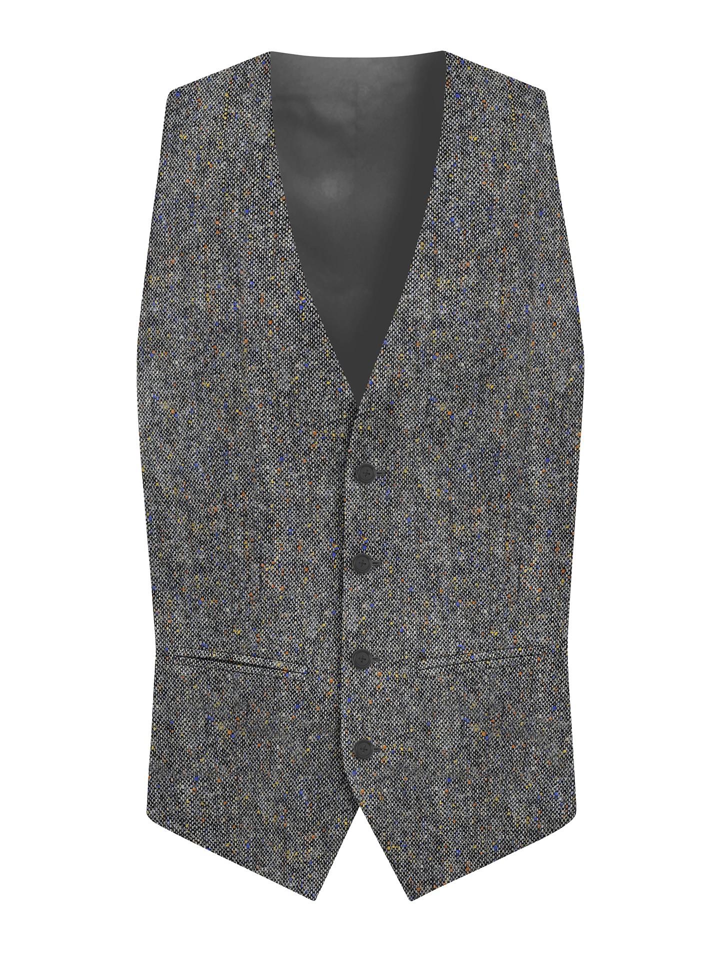 Regular Fit Grey Suit Waistcoat
