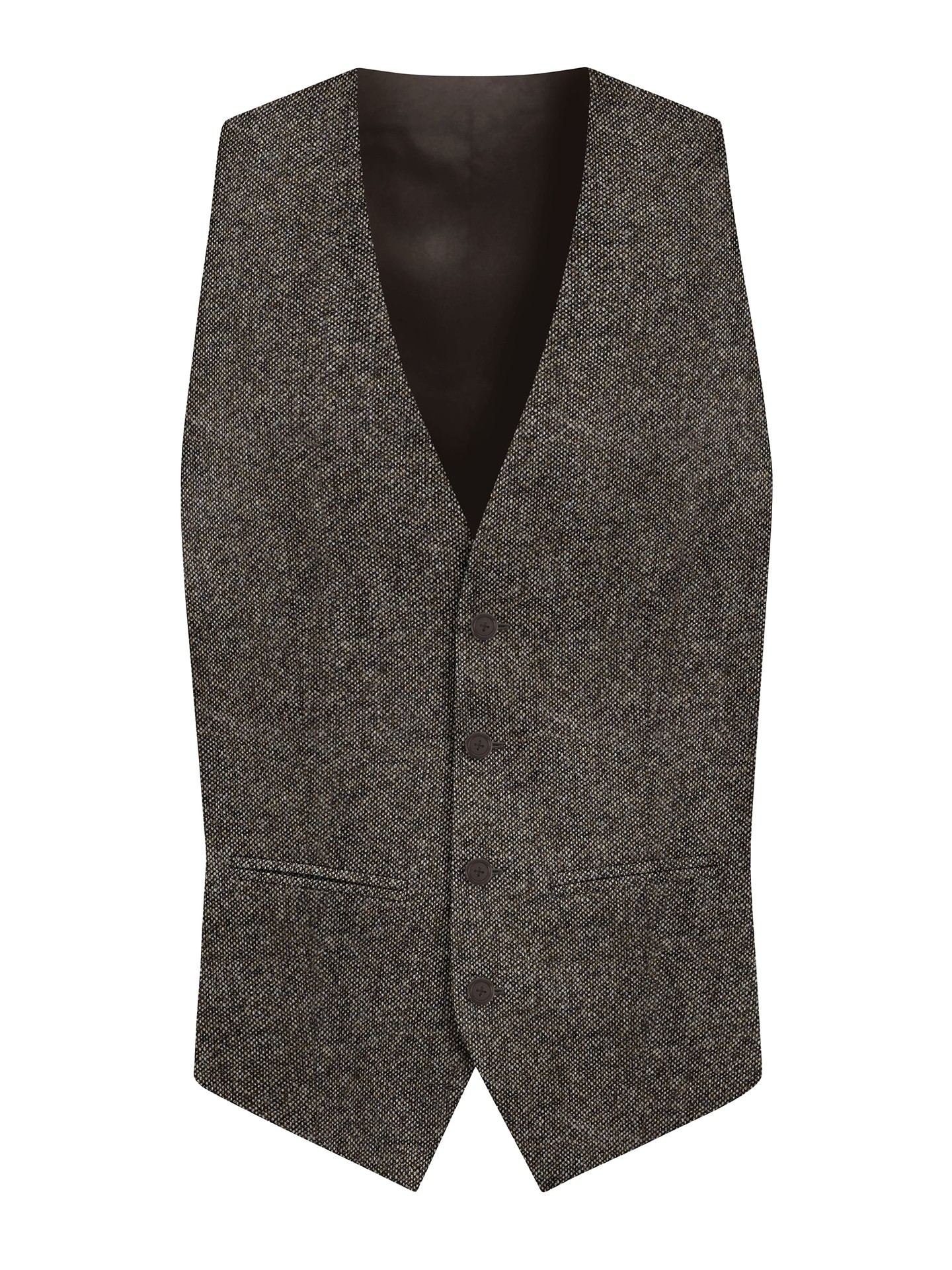 Regular Fit Brown Suit Waistcoat