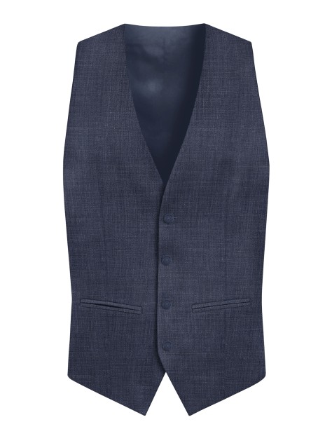 Regular Fit Blue Suit Waistcoat - Image product