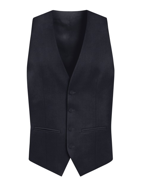 Regular Fit Dark Blue Suit Waistcoat - Image product