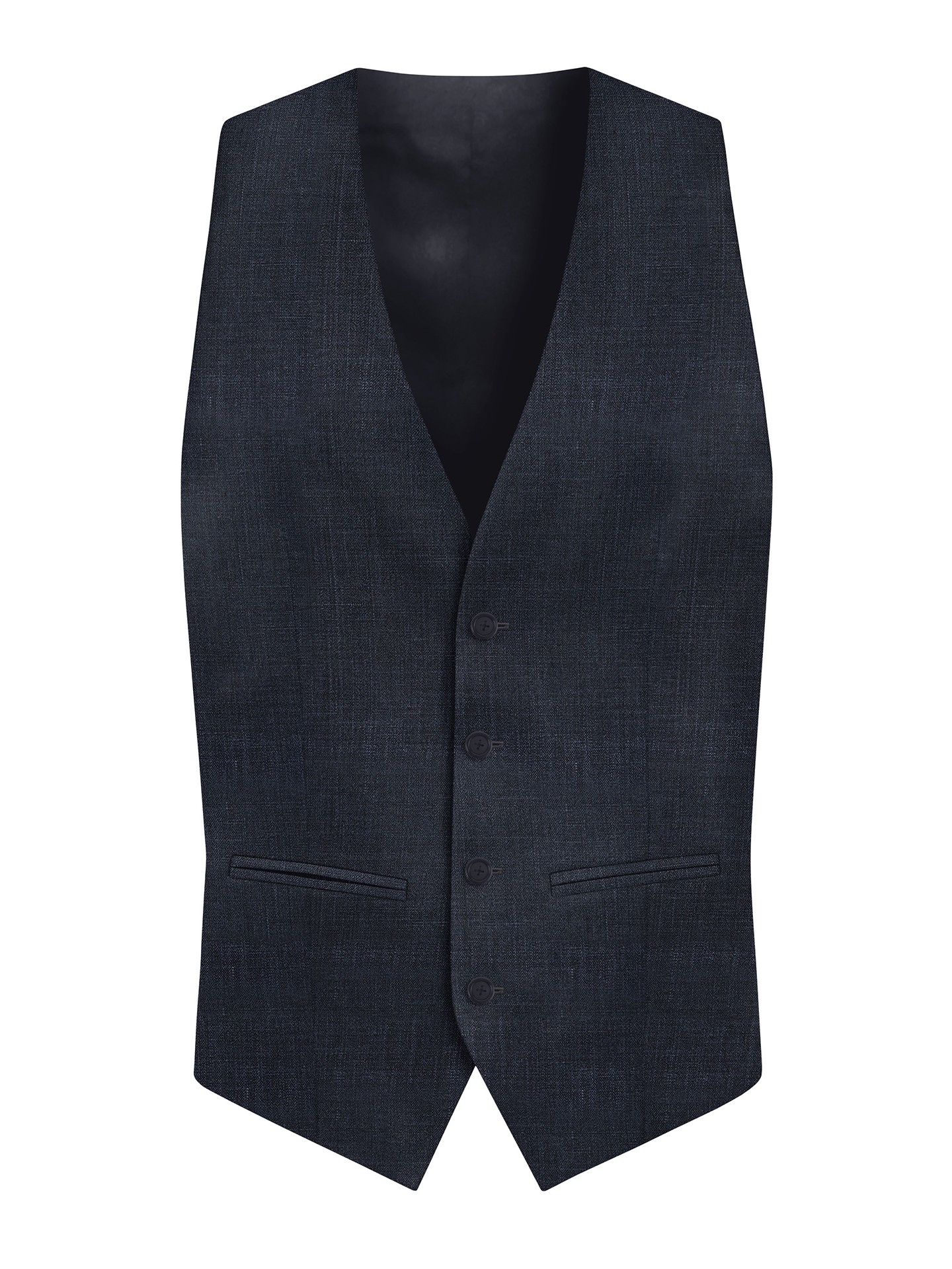 Regular Fit Dark Blue Suit Waistcoat