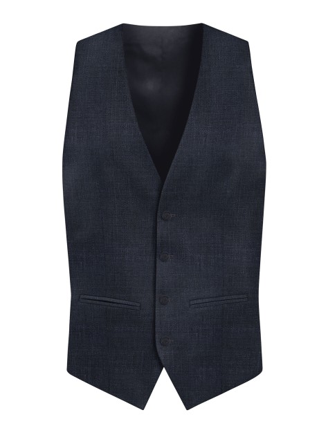 Regular Fit Dark Blue Suit Waistcoat - Image product