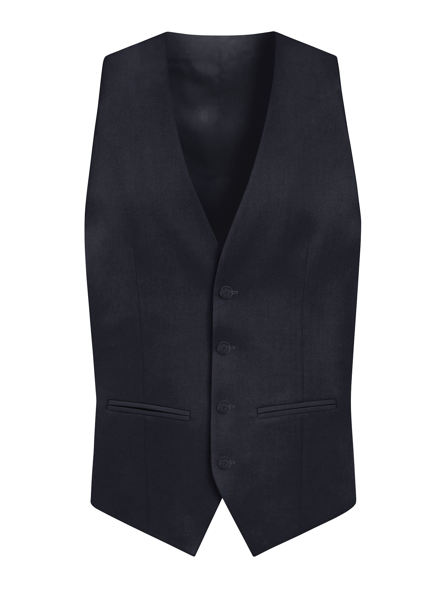 Regular Fit Dark Blue Suit Waistcoat