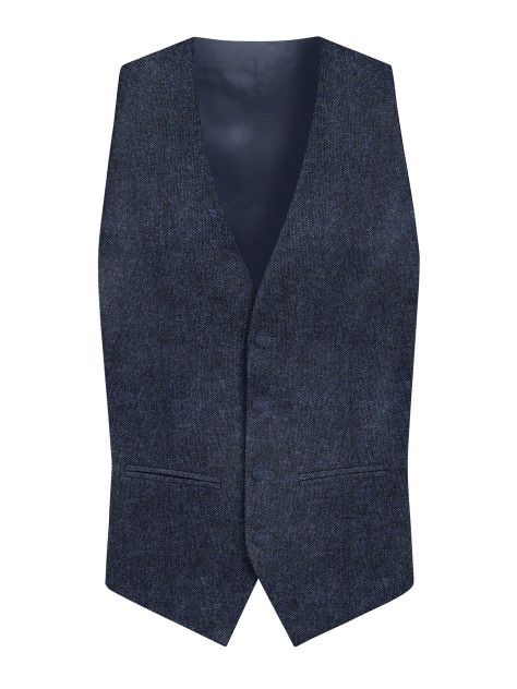 Fato com Colete Regular Fit Azul
