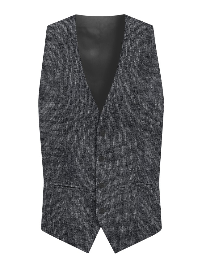 Regular Fit Grey Men's 3 pieces Suit