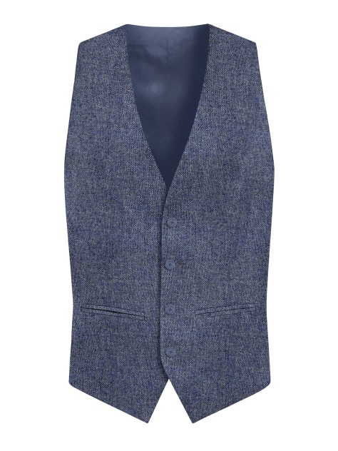 Regular Fit Light Blue Men's 3 pieces Suit