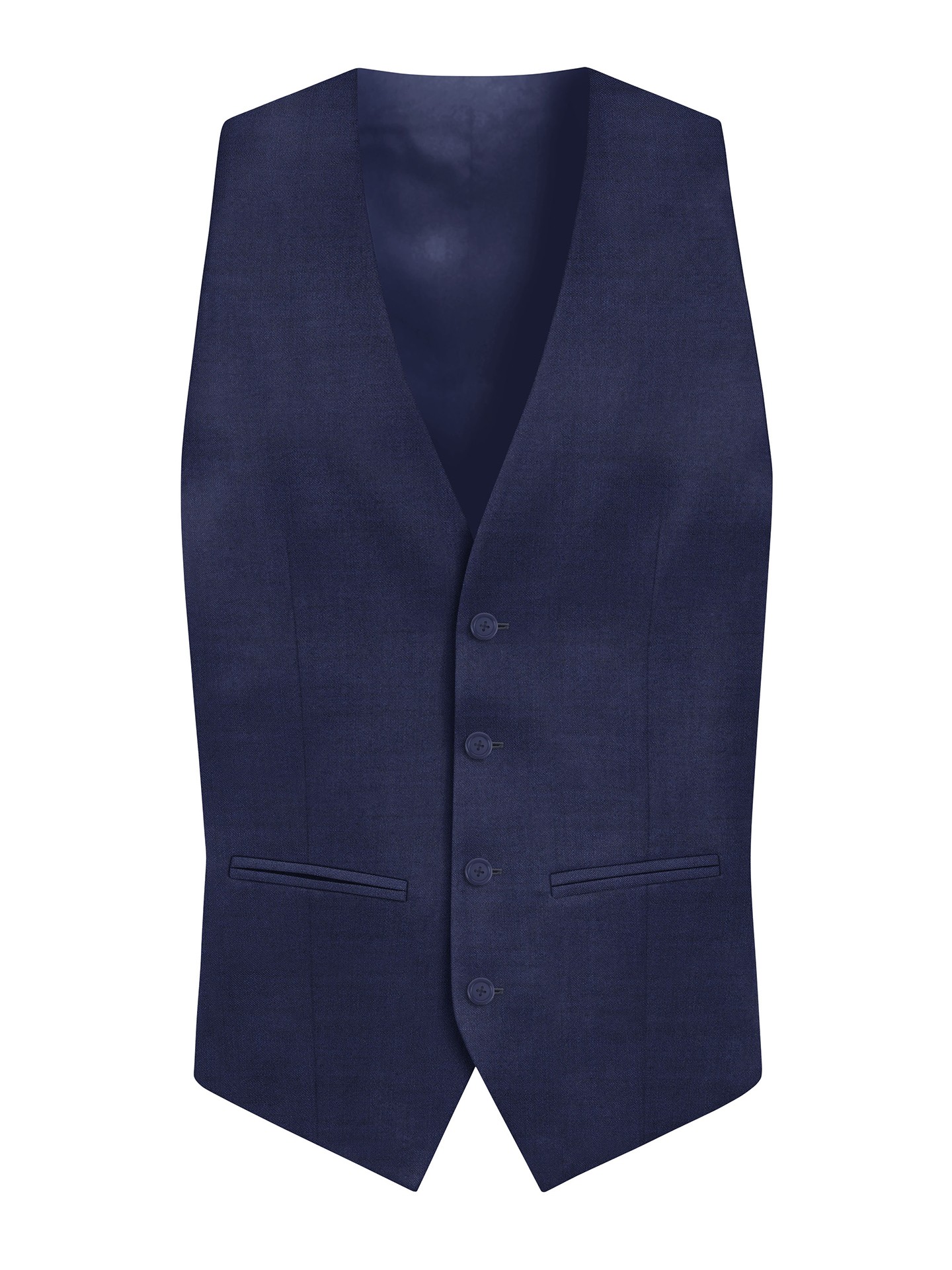 Regular Fit Sky Blue Men's 3 pieces Suit