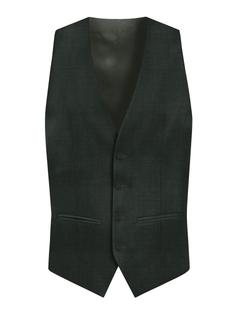 Regular Fit Dark Green Men's 3 pieces Suit