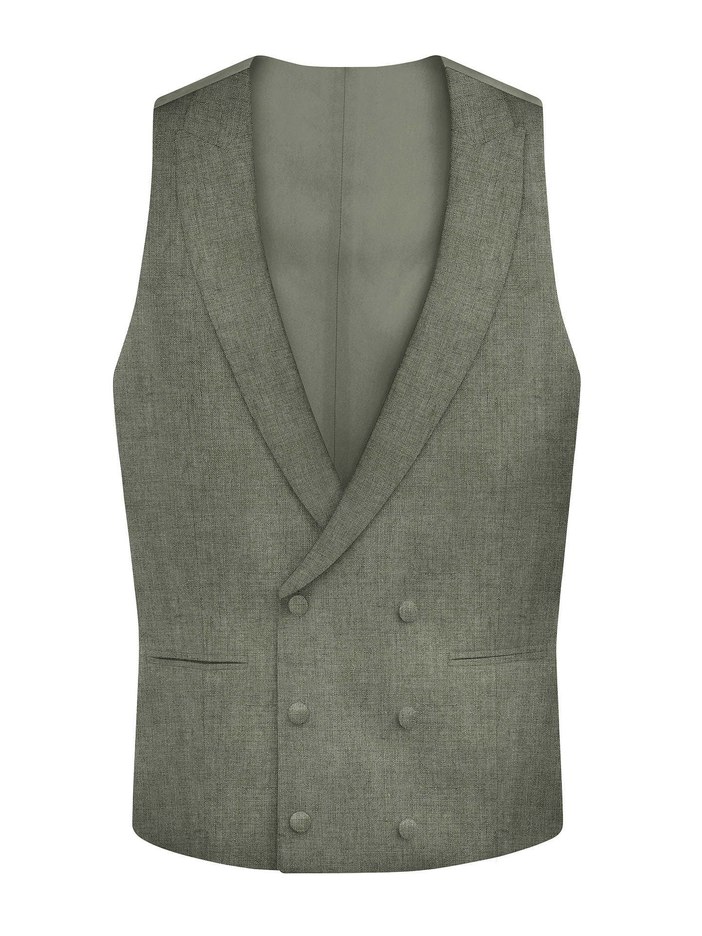 Regular Fit Green Suit Waistcoat