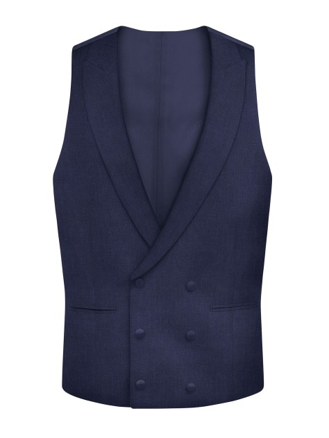 Regular Fit Dark Blue Suit Waistcoat