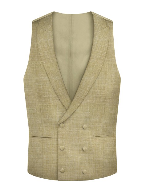 Regular Fit Beige Suit Waistcoat
