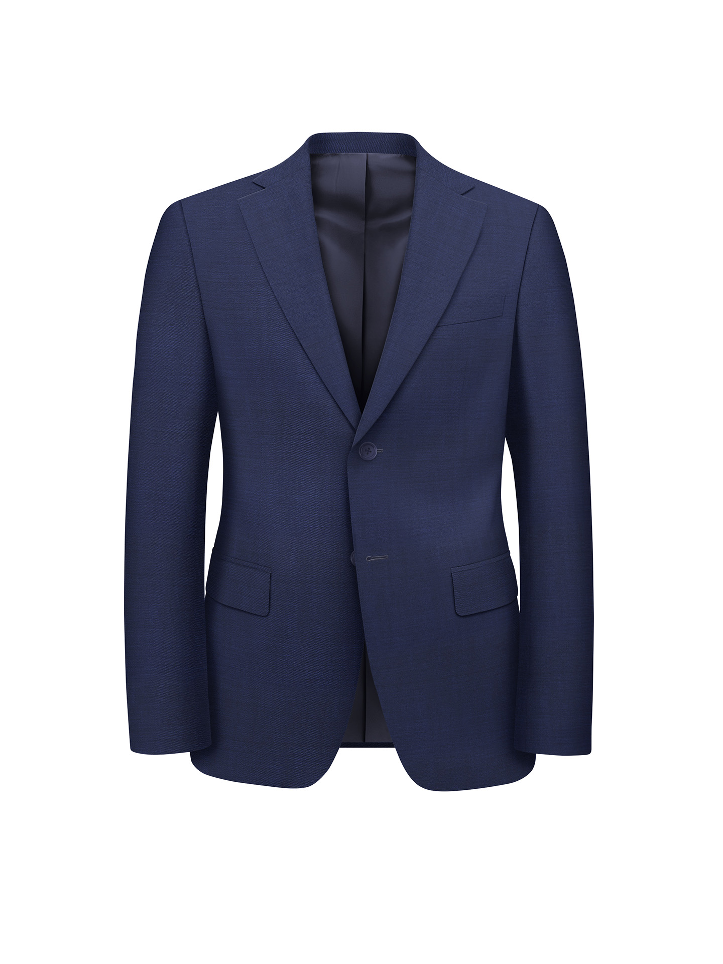 Regular Fit Blue Suit Jacket