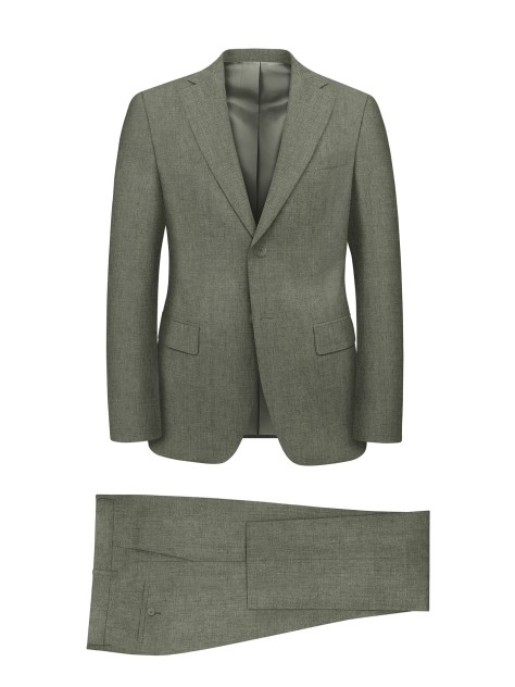 Regular Fit Green Men's Suit - Image product