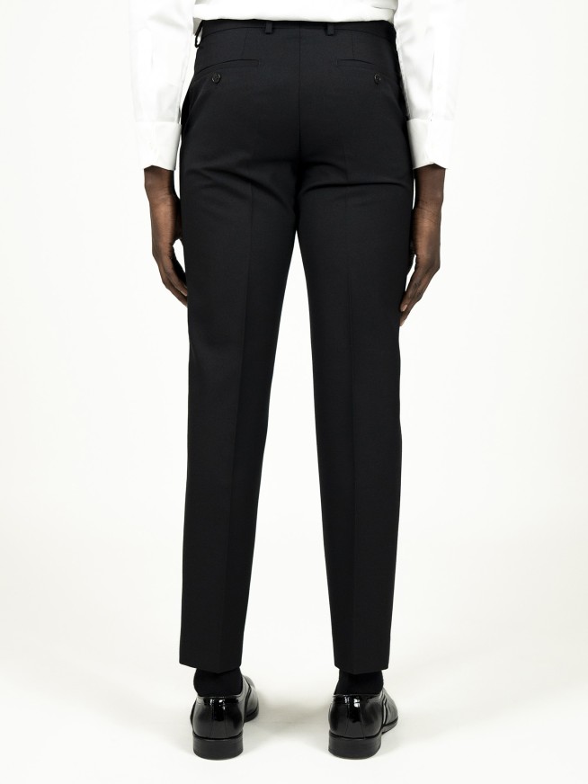 Black Regular Fit Trousers