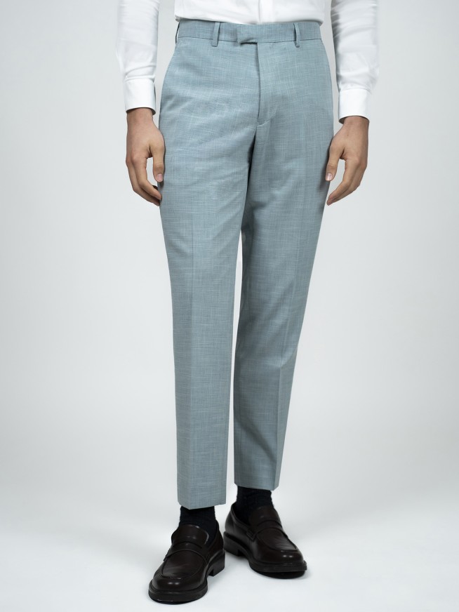 Regular Fit Light Green Easy Care Trousers