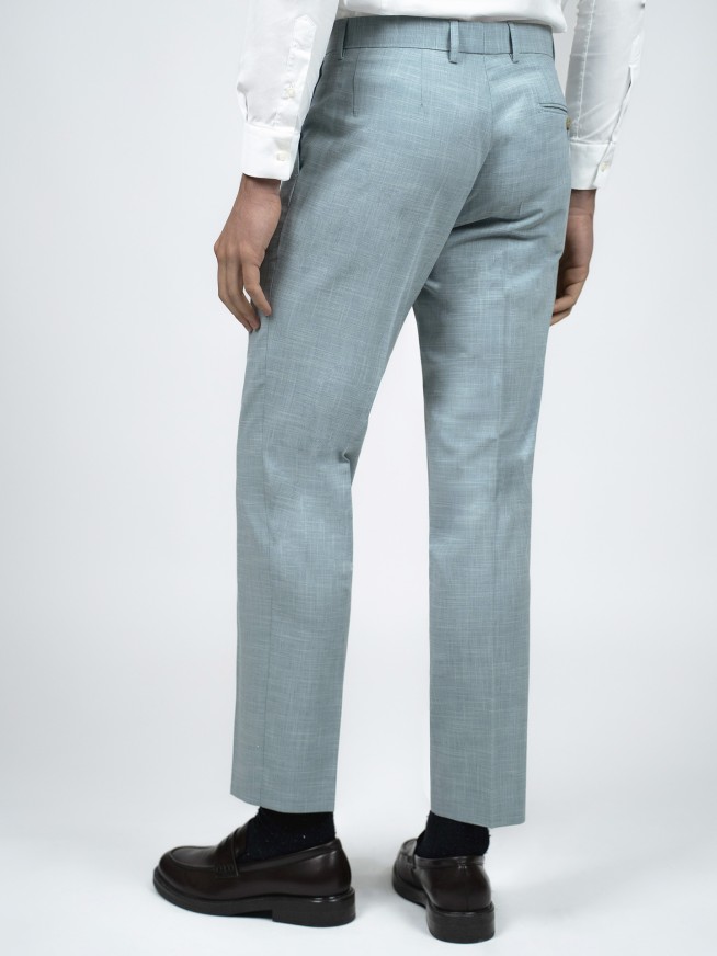 Regular Fit Light Green Easy Care Trousers