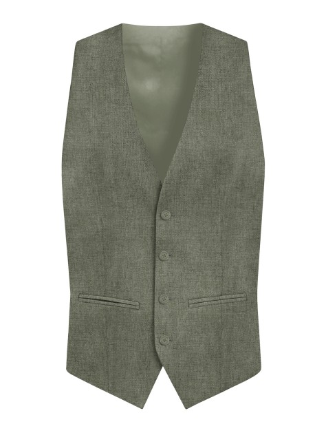 Regular Fit Green Suit Waistcoat - Image product