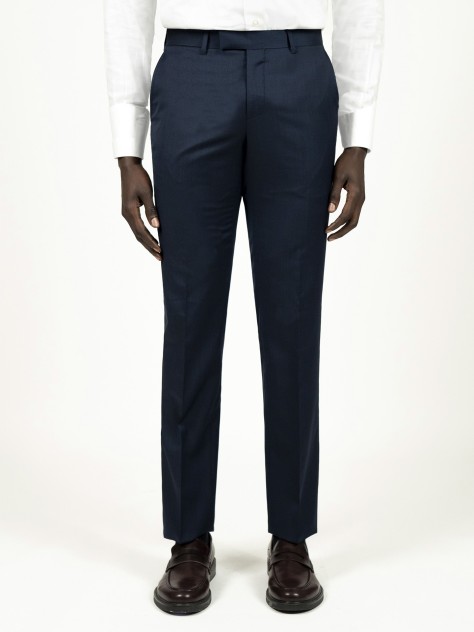 Blue Tailored Fit Trousers - Image product