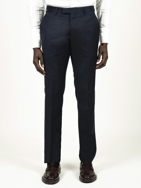 Dark Blue Tailored Fit Trousers - Image product