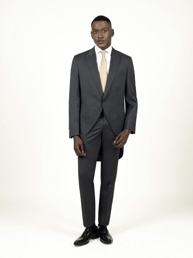 Grey Morning Suit Tailored Fit