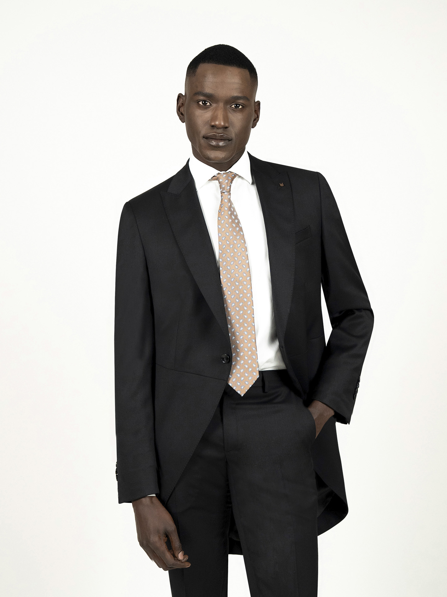 Black Morning Suit Tailored Fit