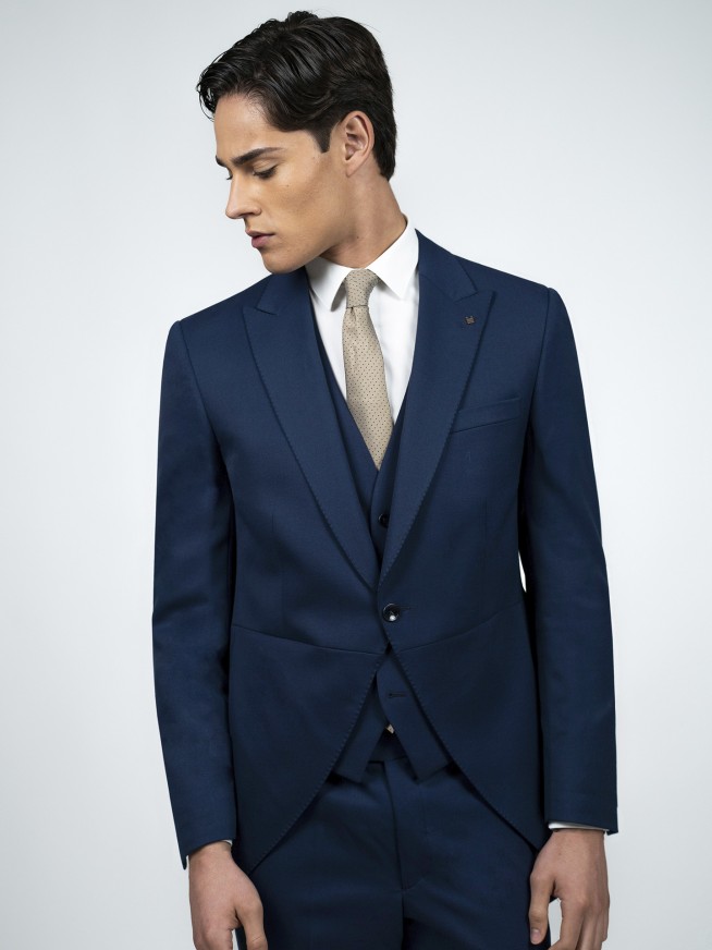 Blue 3-Piece Morning Suit 100cm