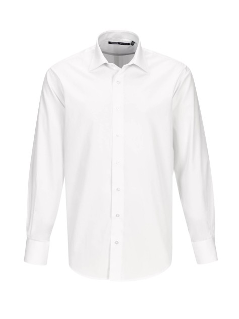 White Contemporary Fit 50/50 Classic Shirt