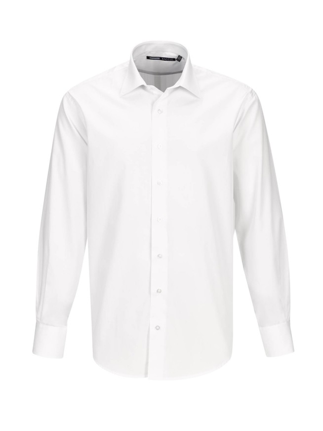 White Contemporary Fit 50/50 Classic Shirt