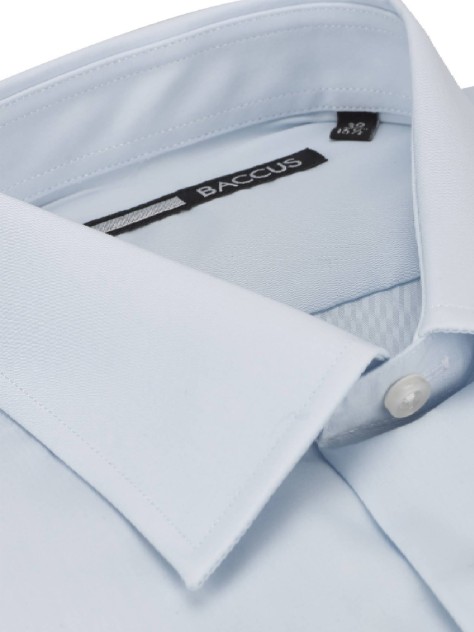 Blue Regular Fit Easy Care Pocket Shirt