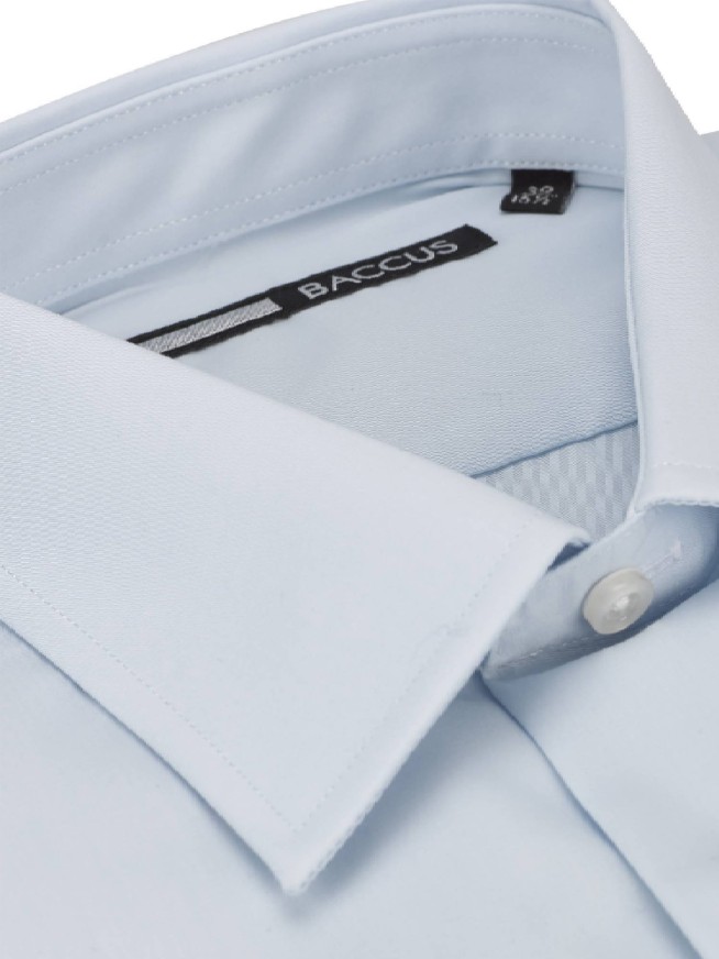 Blue Regular Fit Easy Care Pocket Shirt