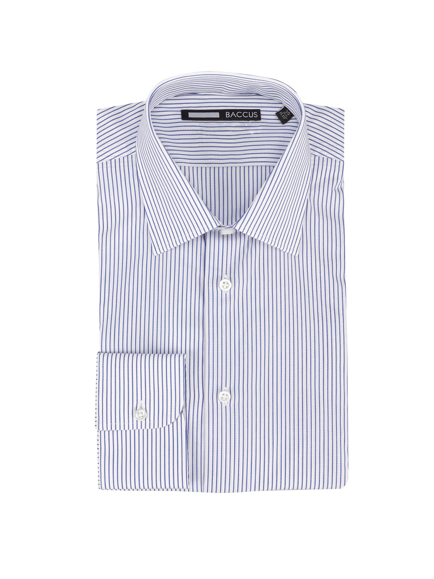 Camisa Azul às Riscas Regular Fit Clássica