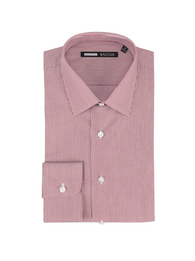 Blue Striped Regular Fit Refined Shirt