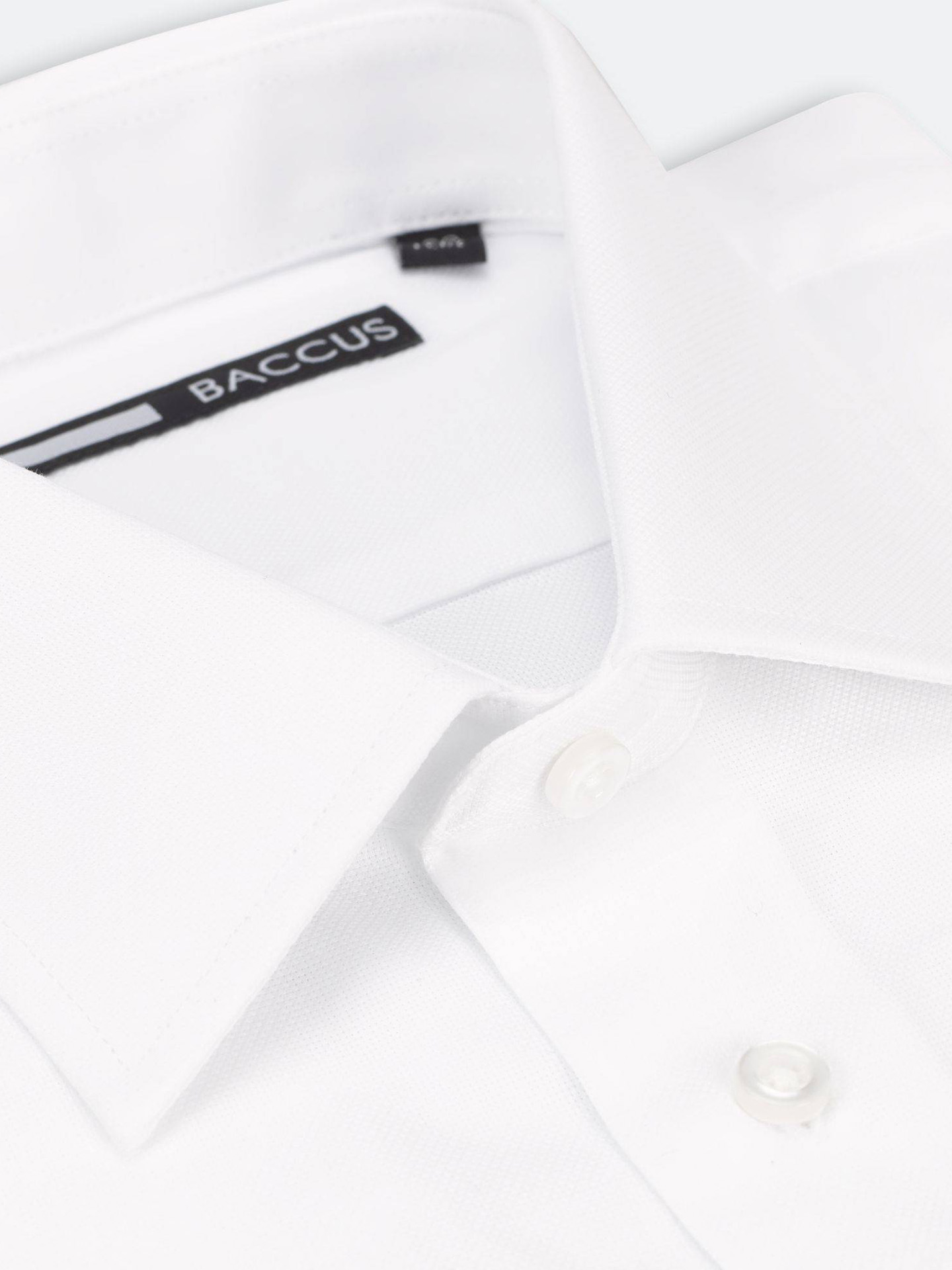 Camisa Azul Texturada 100% Algodão Regular Fit