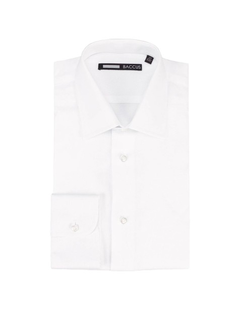 Blue Textured Cotton Regular Fit Shirt - Image product