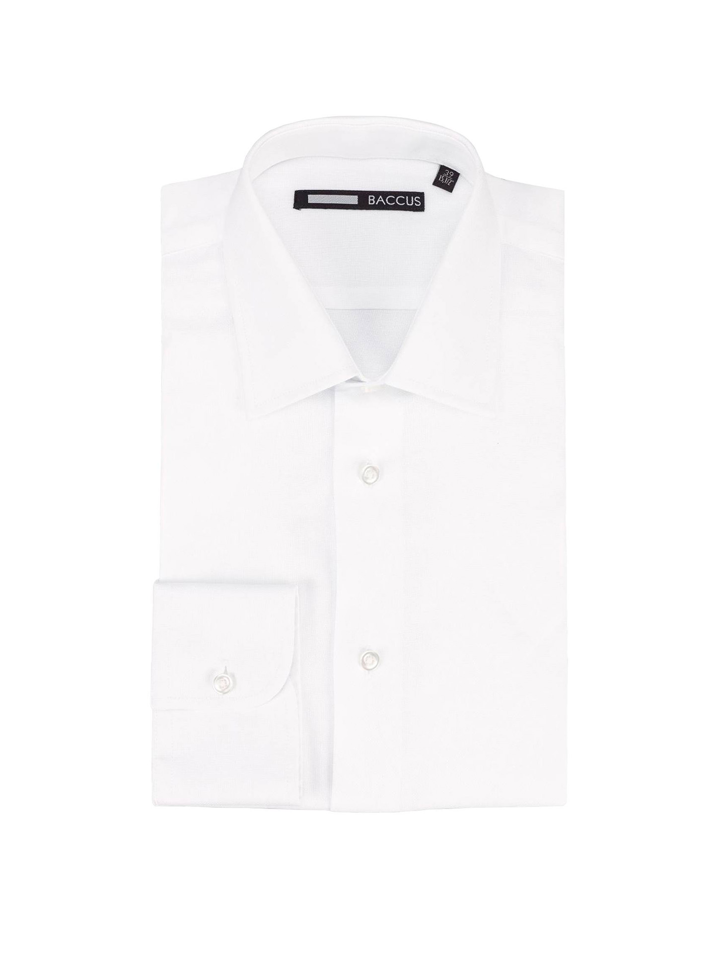 Camisa Azul Texturada 100% Algodão Regular Fit