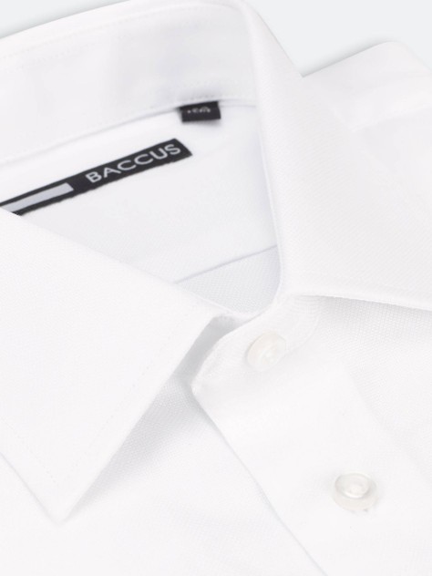 Blue Textured Cotton Regular Fit Shirt